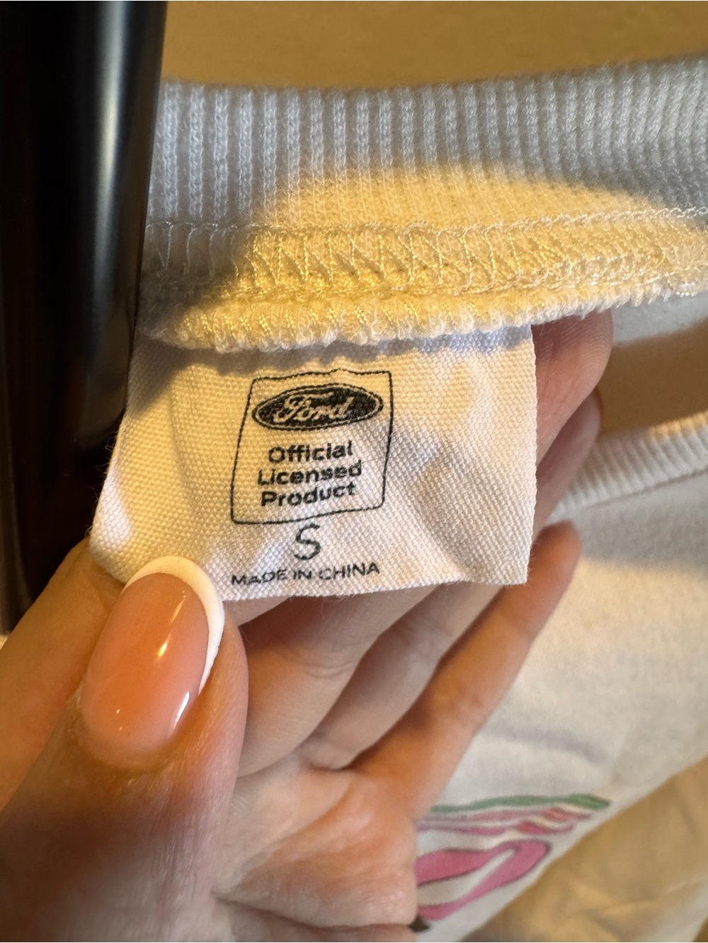 Ford Bronco Girl Print White Women Sweatshirt Fleece - Picture 3 of 6